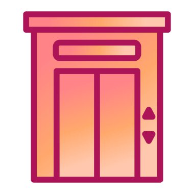 Pencere. Web simgesi basit illüstrasyon