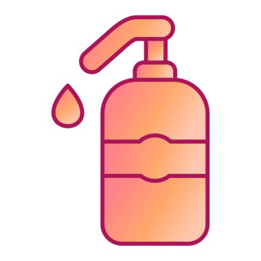 Bir sprey şişe simgesinin vektör çizimi