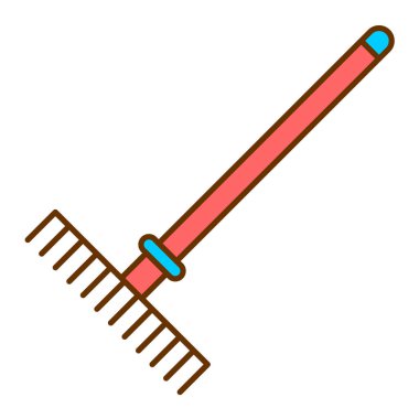 tırmık simgesi vektör çizimi