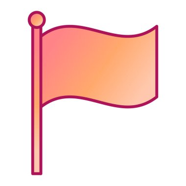 - Ülkenin bayrağı. - Evet. Basit resimleme