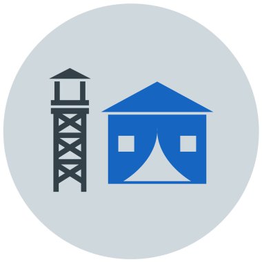 İnşaat. Web simgesi basit illüstrasyon