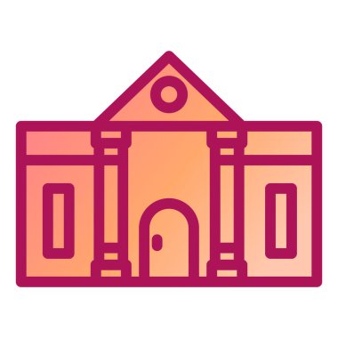 Bina. Web simgesi basit tasarım