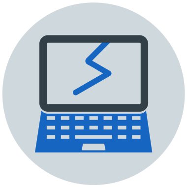 Bilgisayar. Web simgesi basit illüstrasyon