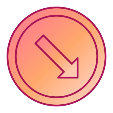 ok simgesi vektör illüstrasyonu