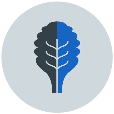 Ağaç. Web simgesi basit illüstrasyon