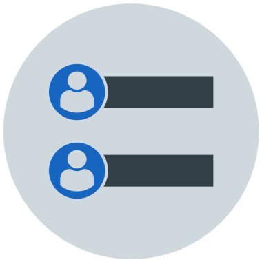 kullanıcı. Web simgesi basit illüstrasyon