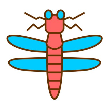 şirin böcek simgesi vektör illüstrasyon tasarımı