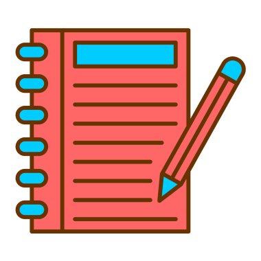 kalem simgesi vektör illüstrasyon tasarımı içeren dizüstü bilgisayar