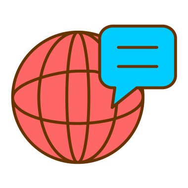 sohbet balonu vektör simgesi