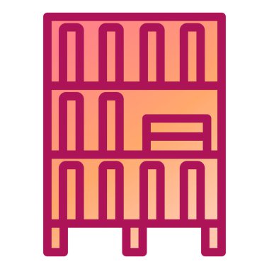 bar. Web simgesi basit illüstrasyon