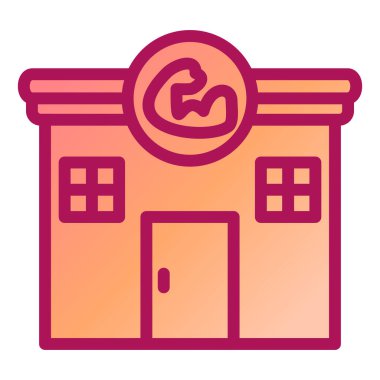 Ev. Web simgesi basit illüstrasyon