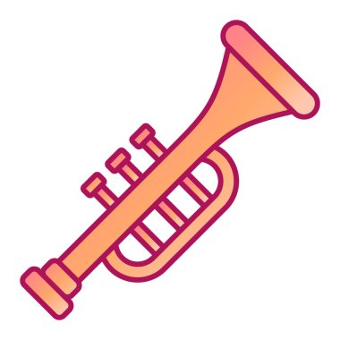 müzik enstrümanı modern ikon vektör çizimi 