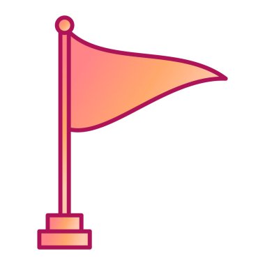 İrlanda vektör illüstrasyonunun bayrağı