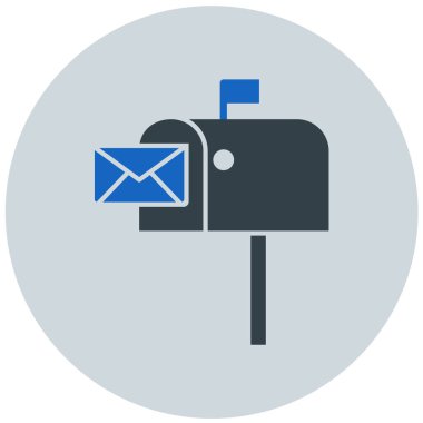 E- posta simgesi vektör illüstrasyonu