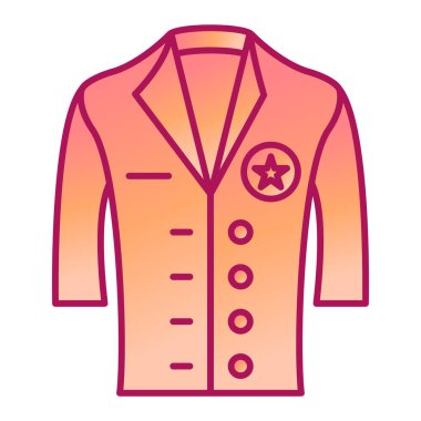 Ceket simge vektör çizim