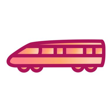 tren simgesi vektör illüstrasyonu