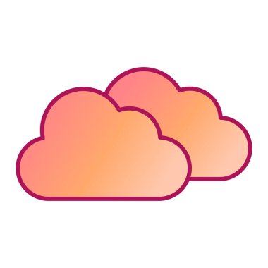 Bulut hesaplama tasarımı, vektör illüstrasyon eps10 grafiği