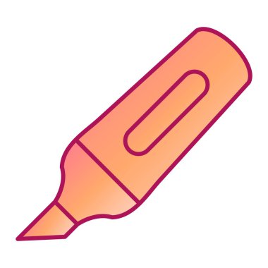 kalem simgesi vektör illüstrasyonu