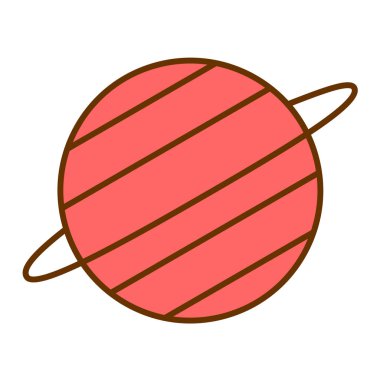 Kırmızı topun vektör çizimi