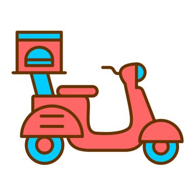scooter vektör resimleme