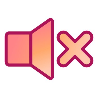 Ses. Web simgesi basit illüstrasyon