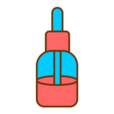 Losyon. Web simgesi basit illüstrasyon