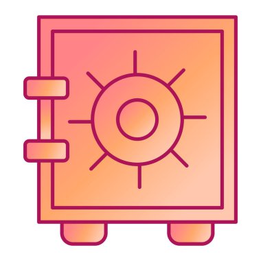 Güvenli vektör renk simgesi