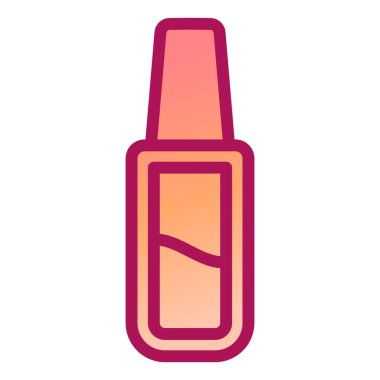 Tırnak cilası ikon vektör illüstrasyonu