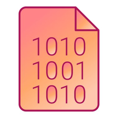 Dosya modern simgesinin vektör illüstrasyonu