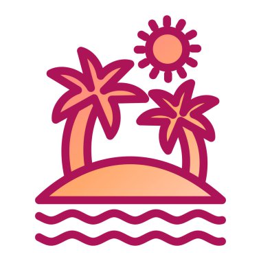 Kumsal. Web simgesi basit illüstrasyon