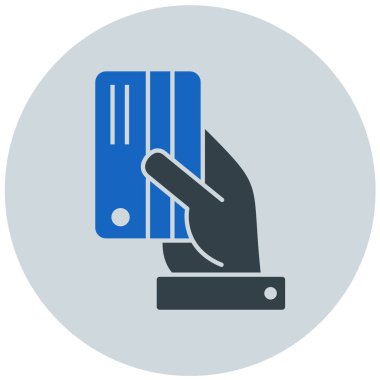 El Tutma Kredi Kartı. Basit tasarım