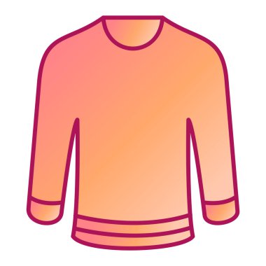 Bir spor kıyafetinin vektör illüstrasyonu