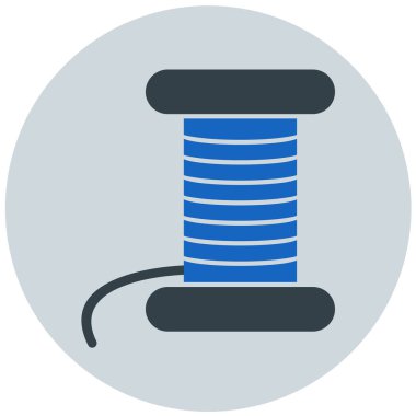 Dikiş konsepti modern ikon vektör çizimi 