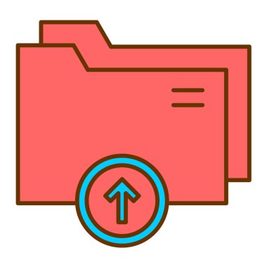 Dosya. Web simgesi basit illüstrasyon