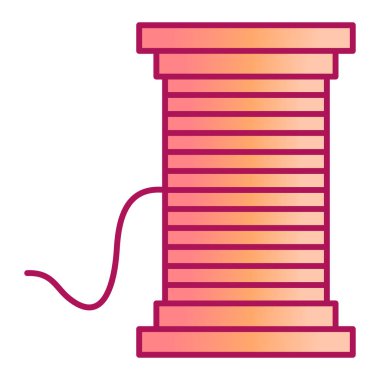 İplik. Web simgesi basit illüstrasyon