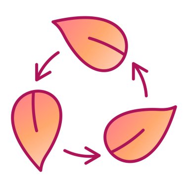 Simge vektör illüstrasyonunu bırakır