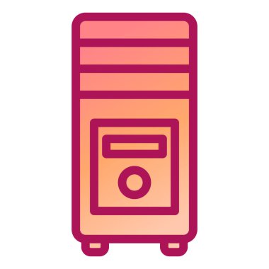 Dolap. Web simgesi basit illüstrasyon