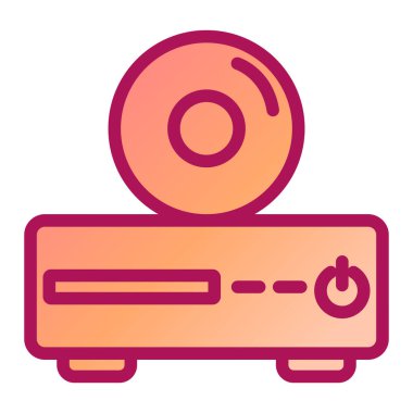 Konuşmacı. Web simgesi basit illüstrasyon