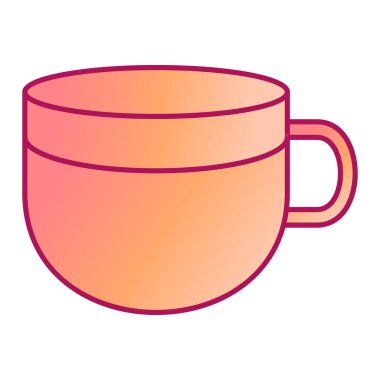 Beyaz arka planda izole edilmiş bir fincan kahve.