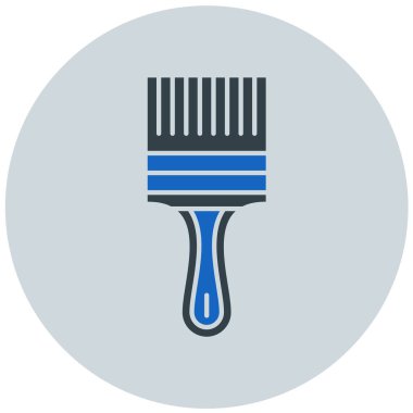 Boya fırçası. Basit resimleme