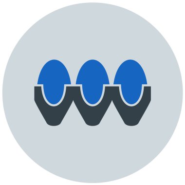 Yumurta. Web simgesi basit illüstrasyon