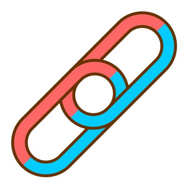 Bağlantı. Web simgesi basit illüstrasyon