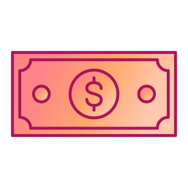 para nakit ikon vektör illüstrasyonu