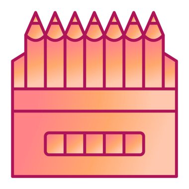 Kalem. Web simgesi basit illüstrasyon