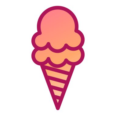 dondurma külahı vektör çizimi