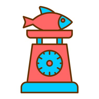 Gıda ve teknoloji tema elementlerinin vektör illüstrasyonu