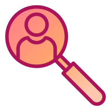 Arama simgesi vektör illüstrasyonu