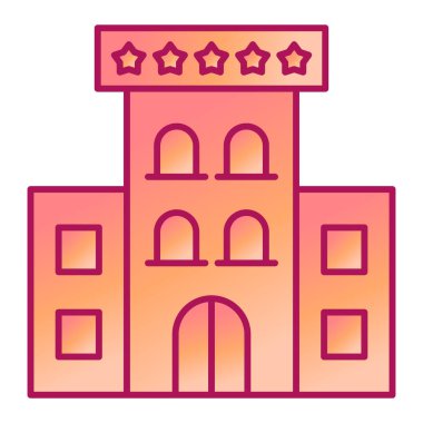 Kiliseye. Web simgesi basit illüstrasyon