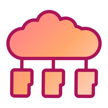 Bulut hesaplama. Web simgesi