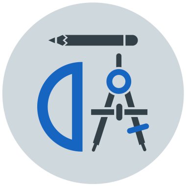 okul tedarik satırı vektör simgesi